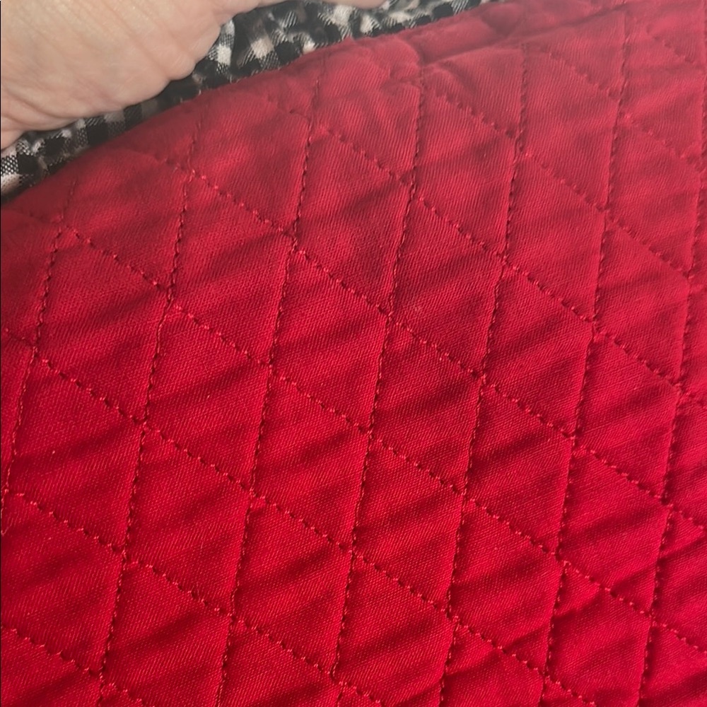 Red Quilted Georgia bag - Picture 5 of 5